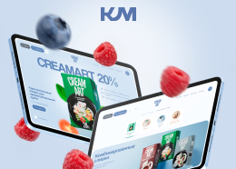 CreamArt — Новый сайт производителя функциональных сливок для профессиональной кухни