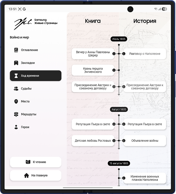 Samsung Живые страницы